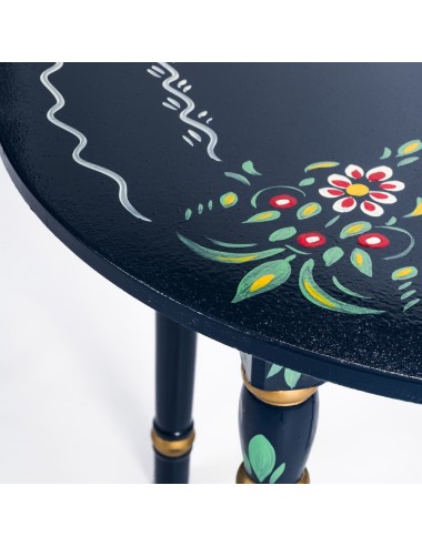 Pack de Mesa y cuatro Sillas Sevillanas azul