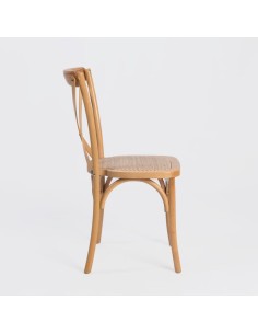 Silla Crossback madera natural 2