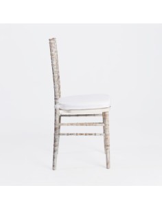 Silla de Palillería Decapada con Cojín 2