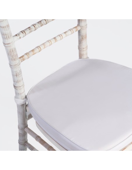 Silla de Palillería Decapada con Cojín