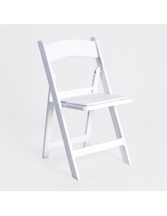 Silla Plegable Blanca Americana