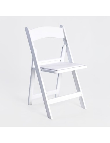 Cadeira Dobrável Branca Americana