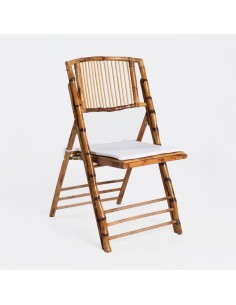 Silla Bambú Plegable