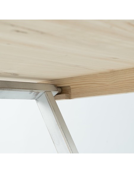 Velador de madeira dobrável rústica 120x60