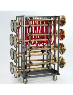 Carrinho para transporte e armazenamento de catenárias