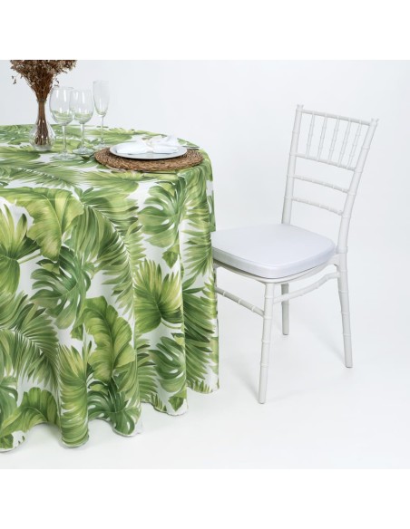 Mantel Redondo Estampado
