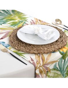 Caminho de Mesa em Tecido Estampado
