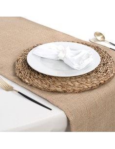 Camino de Mesa en Tela de Yute
