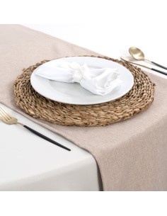 Camino de mesa en Tela de Hilo Rústico