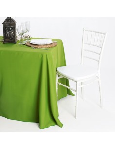 Toalha Lisa em Tecido Stretch para Mesa Quadrada