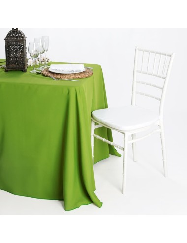 Toalha Lisa em Tecido Stretch para Mesa Quadrada