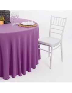 Mantel Redondo Tela Stretch