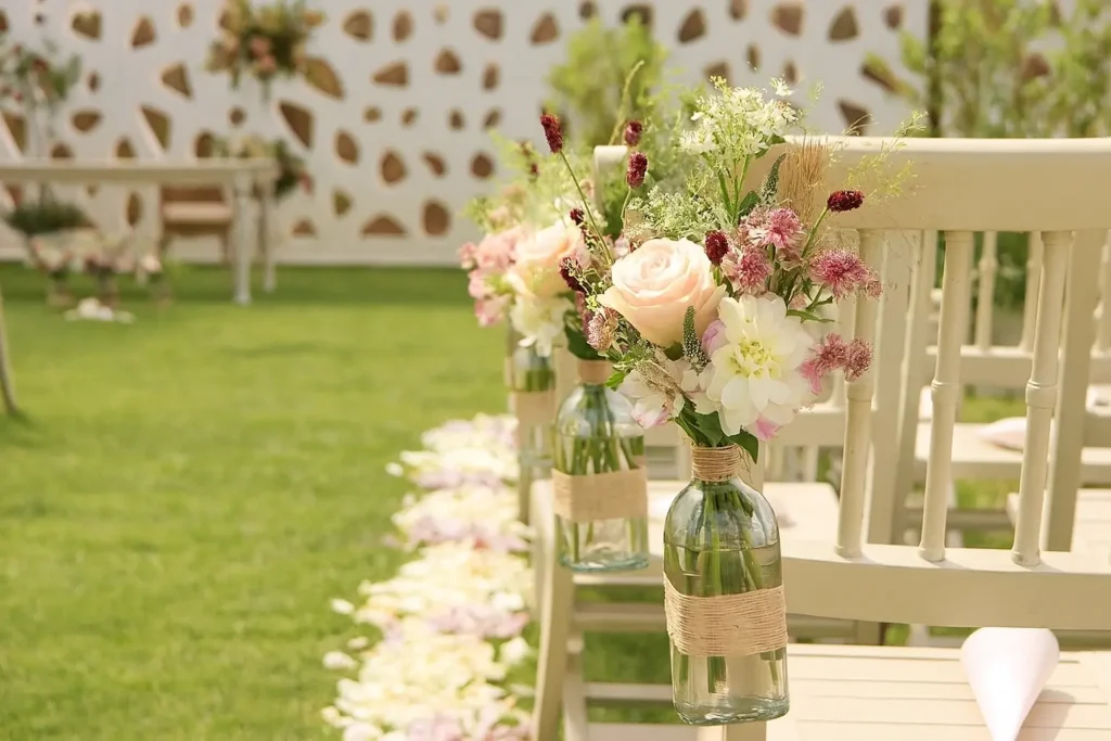Decoración boda vintage