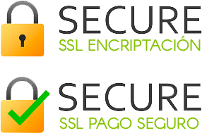 Banner de pago seguro con protocolo SSL