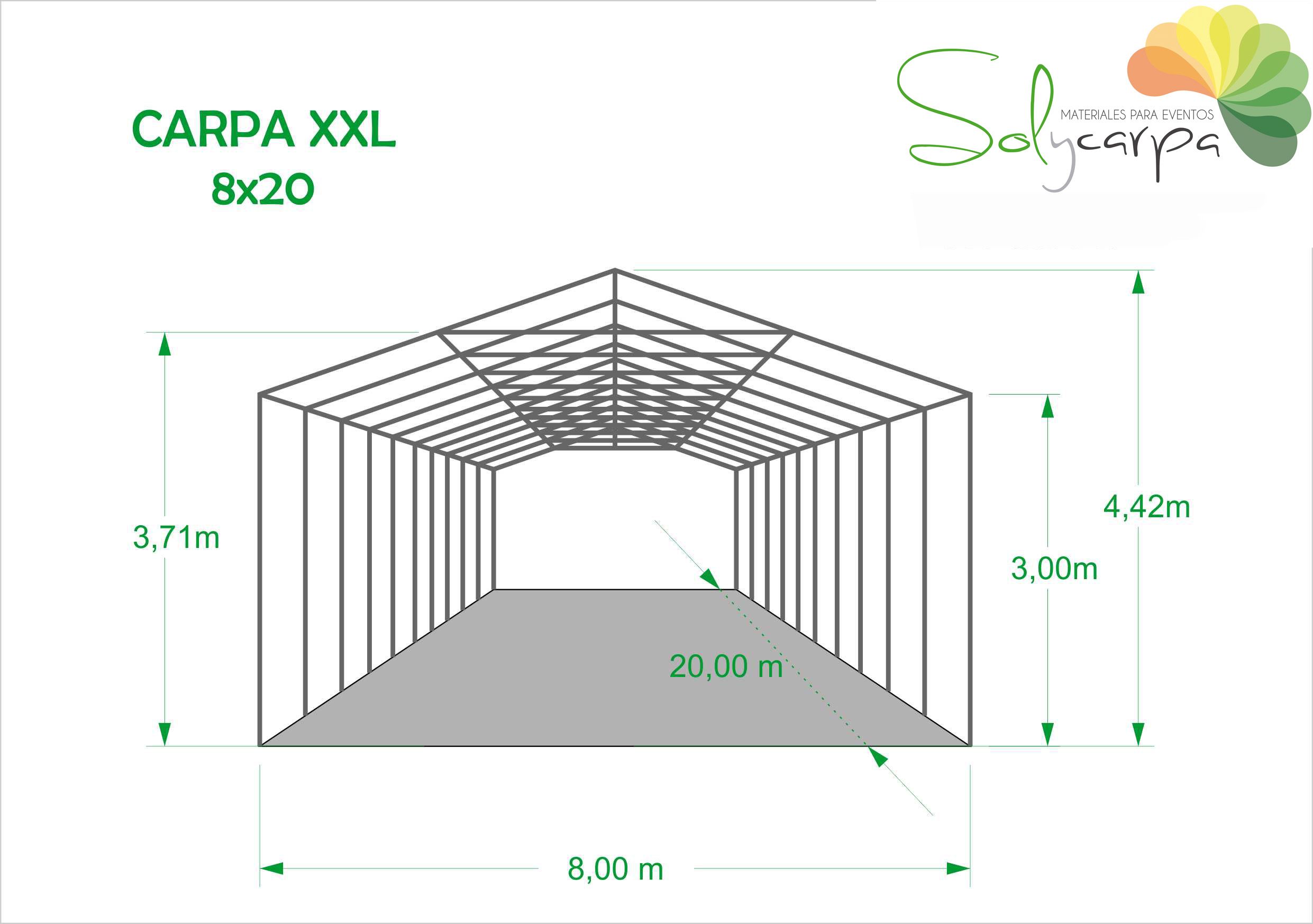 COTAS CARPA XXL 8X20