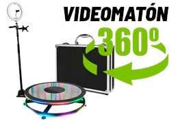 Videomatón 360º especial para eventos y celebraciones
